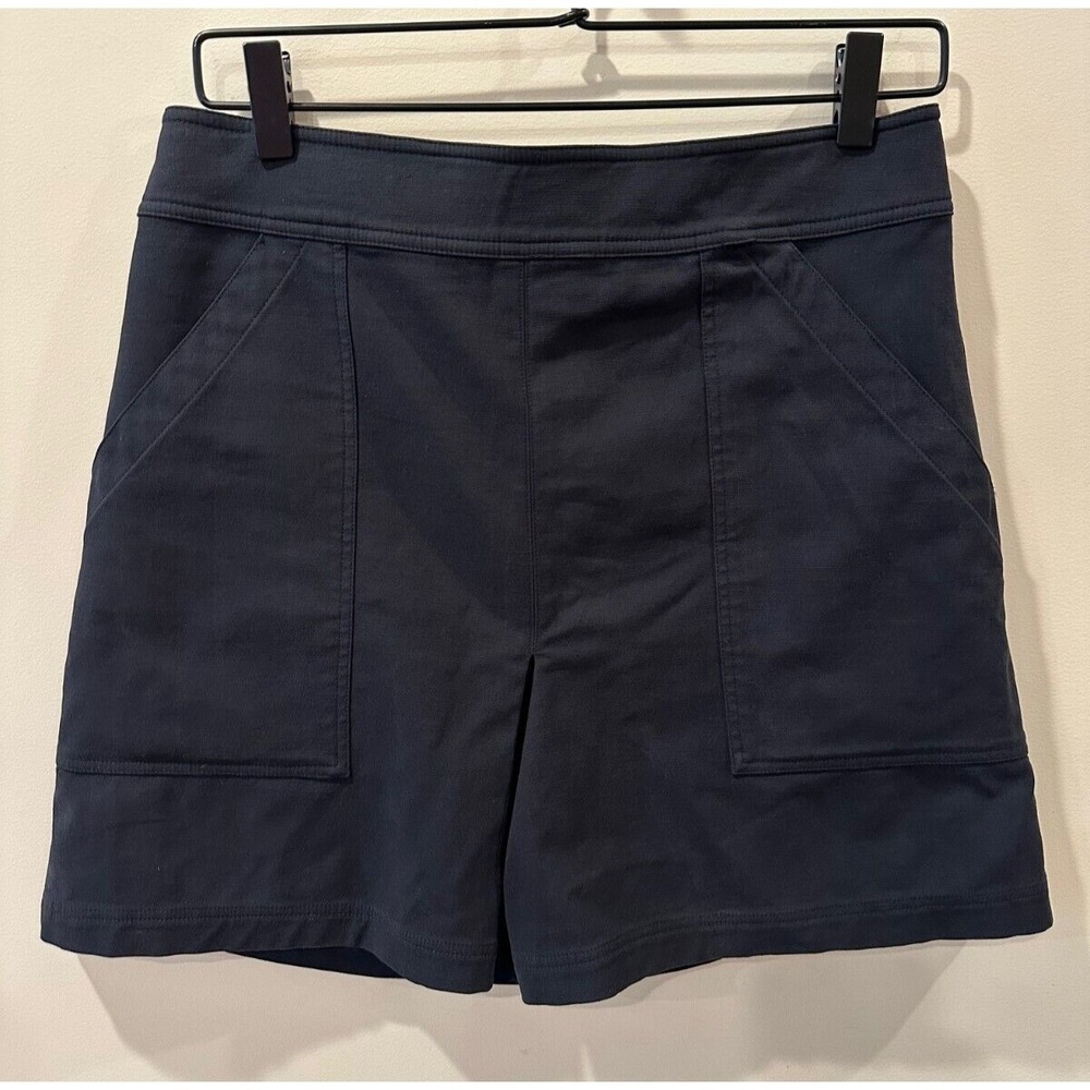 A.L.C. Dane Utility Cotton Mini Skirt in Vintage Black Sz 4 Designer Retail $295